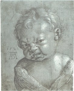 Albrecht Dürer, Weinender Cherubin (1521)