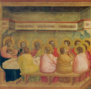 Giotto di Bondone, Das Letzte Abendmahl (München, Alte Pinakothek)