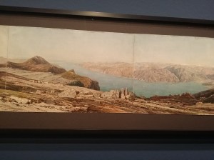 Thomas Ender, Panorama des Monte Baldo mit dem Gardasee (1847)