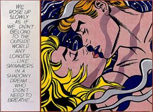 Roy Lichtenstein We rose up slowly 1964