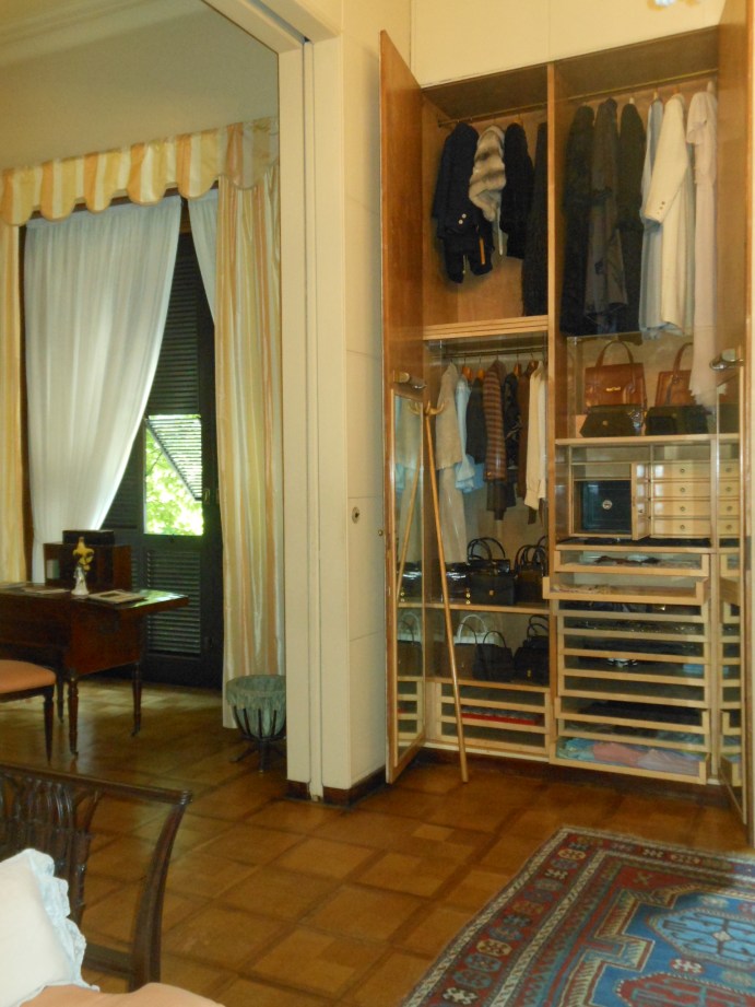 Villa Necchi, Garderobe
