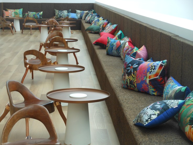 Die Bar im brasilianischen Pavillon