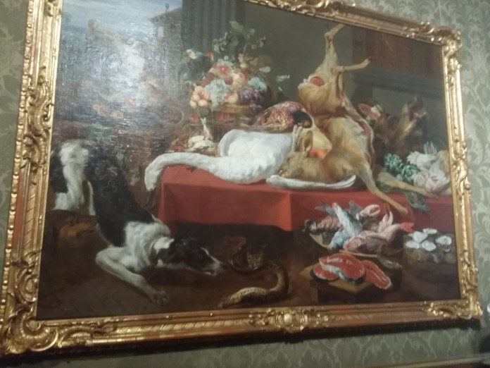 Frans Snijders "Stillleben mit dem Affen auf dem Stuhl"