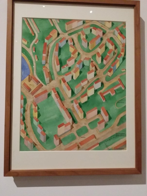 Wohngebiet einer Stadt mit 20.000 Einwohnern