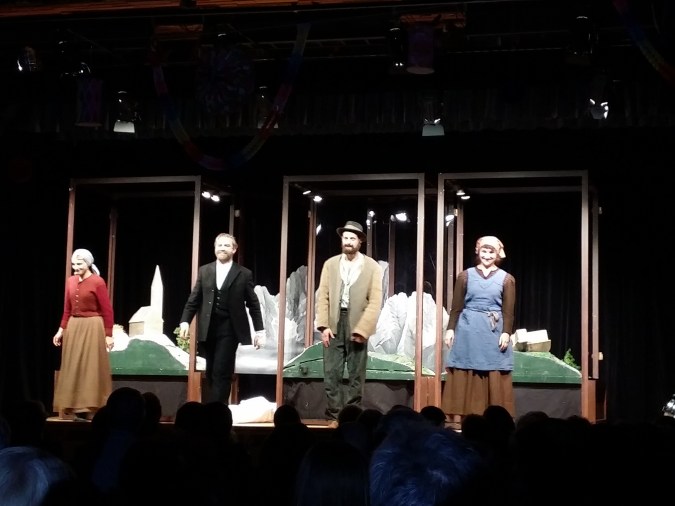 v.l.n.r.: Seyneb Saleh, Florian Köhler, Gábor Biedermann, Claudia Sabitzer