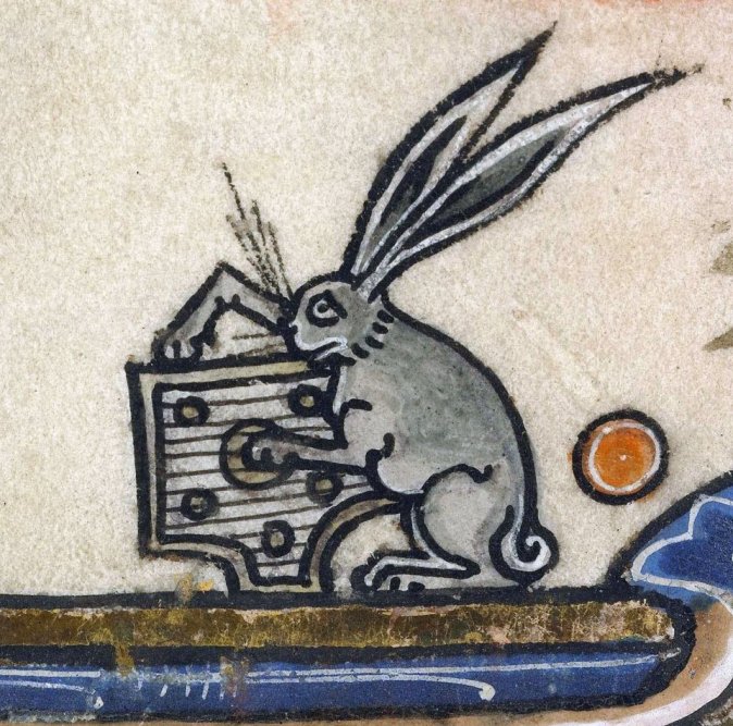 Musikalischer Hase 5. Vincent of Beauvais, Speculum historiale, France ca. 1294-1297 (Boulogne-sur-Mer, Bibliothèque municipale, ms. 130II, fol. 259r)