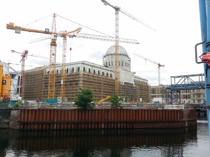 Hier ensteht das neue "Schloss"